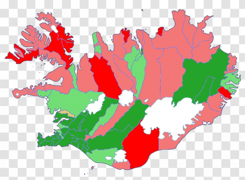 Iceland Map - Photography Transparent PNG