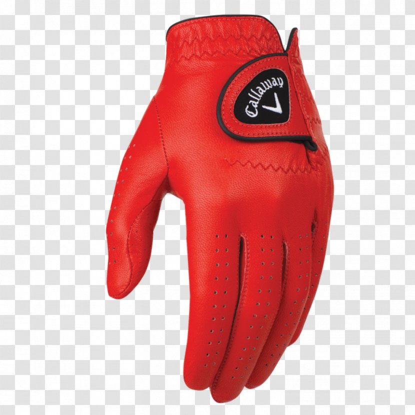 Glove Callaway Golf Company Equipment Red Transparent PNG