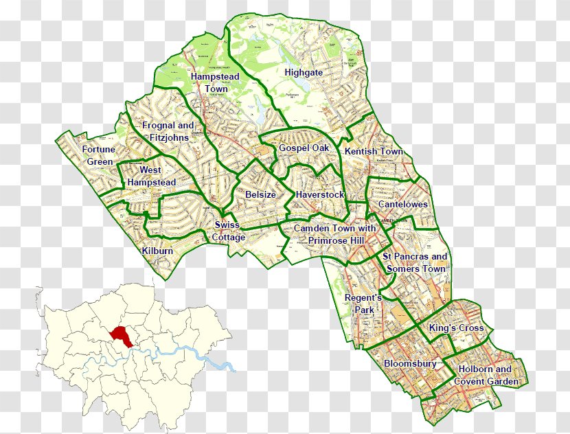Cantelowes Camden Town Gospel Oak Frognal And Fitzjohns London Borough Council - St Pancras Somers - Of Transparent PNG