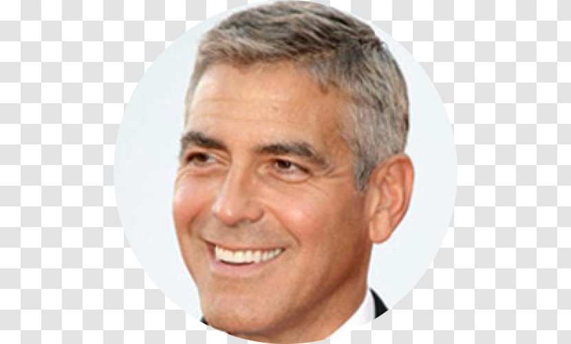 George Clooney ER Actor Celebrity Male - Face Transparent PNG