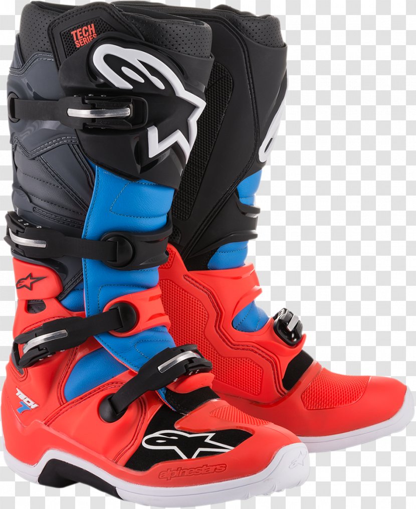 Alpinestars Motorcycle Boot Motocross Motorsport - Walking Shoe - Riding Boots Transparent PNG