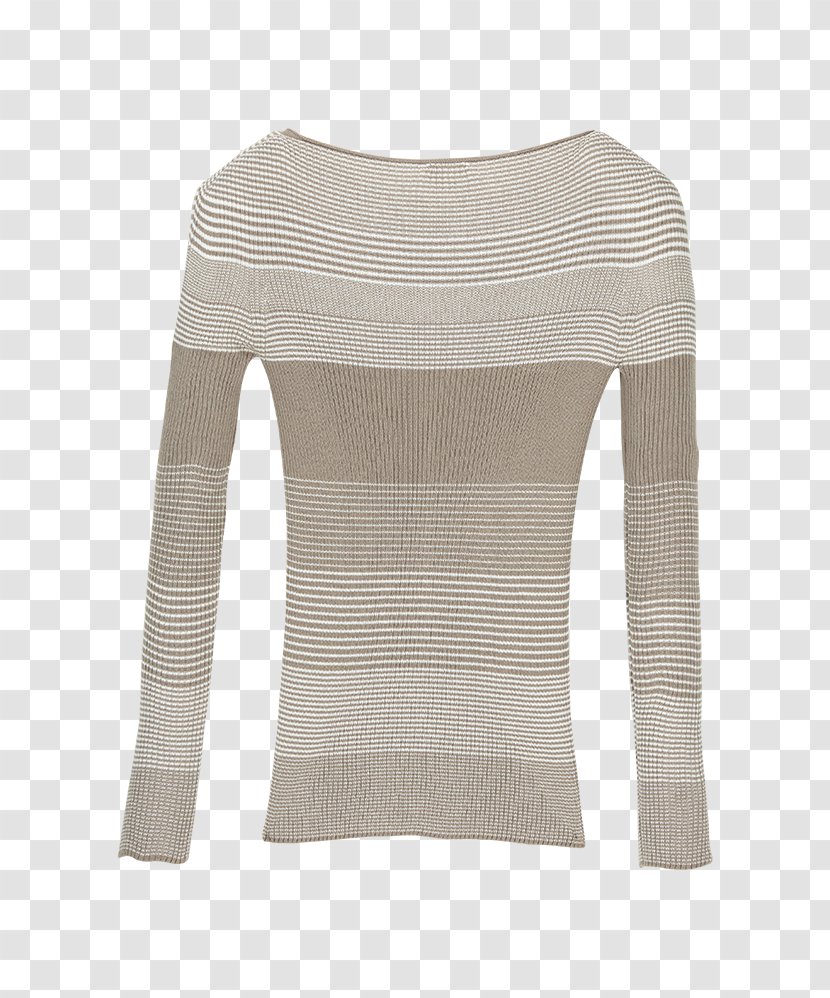 Sleeve Shoulder Sweater - Joint - Bluza Off White Transparent PNG