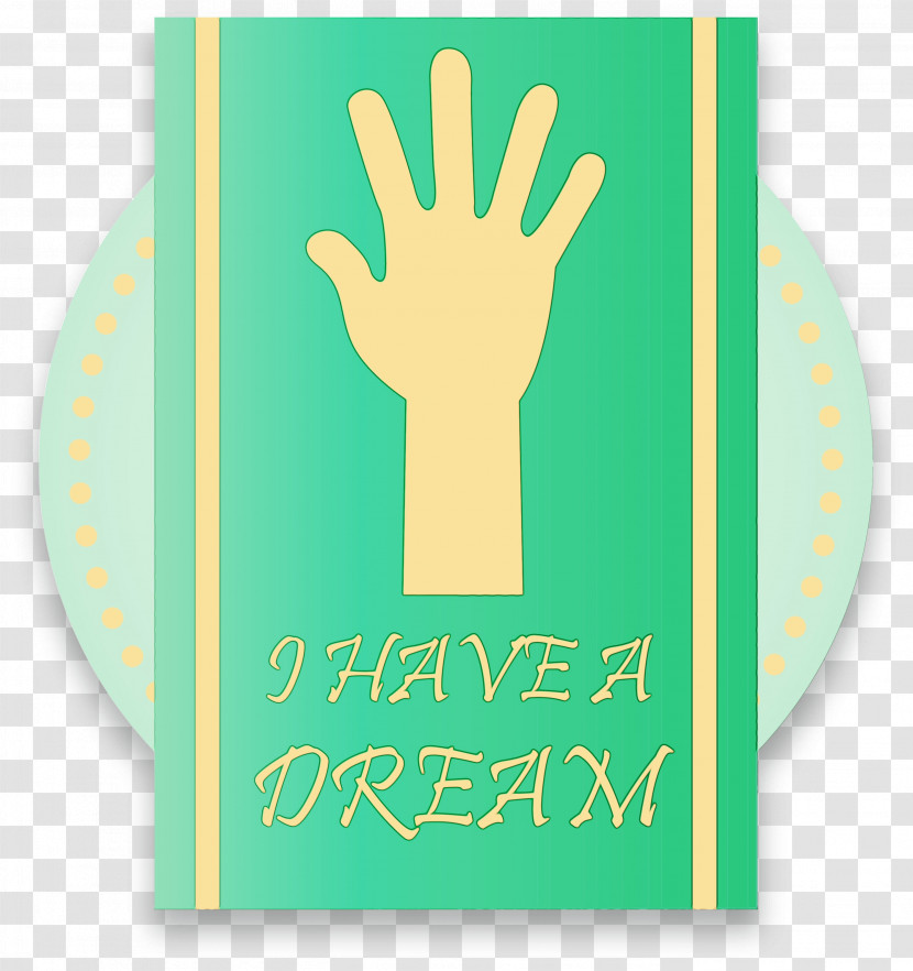 Green Turquoise Hand Yellow Finger Transparent PNG