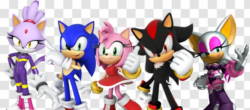 Shadow The Hedgehog Amy Rose Rouge Bat Sonic Chaos - Flower Transparent PNG