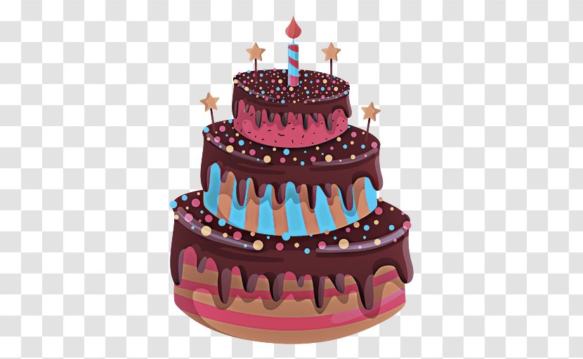 Birthday Cake - Pasteles Pink Transparent PNG