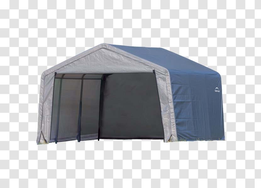 ShelterLogic Shed-in-a-Box Garage Carport - Back Garden - Shed Transparent PNG