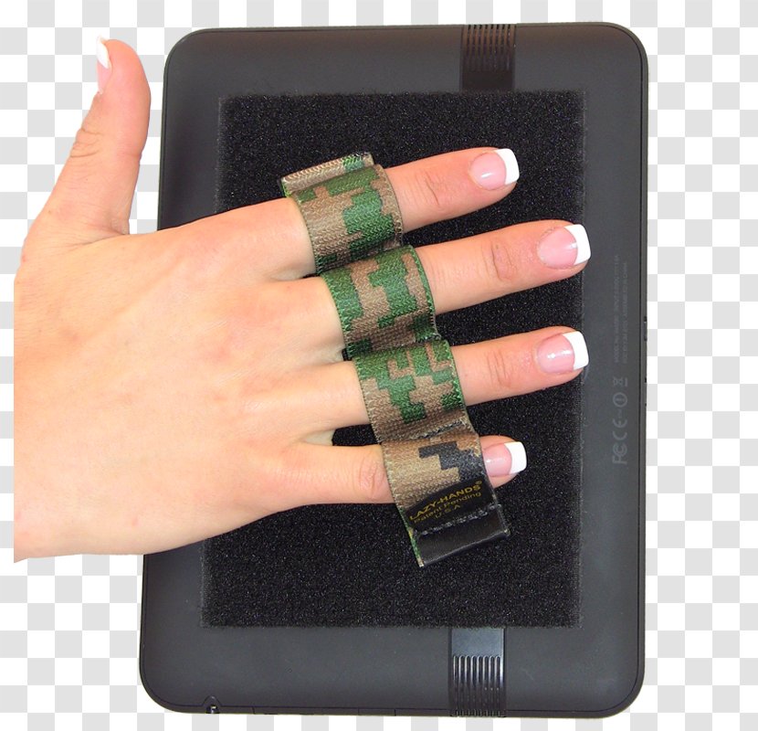 E-Readers Amazon Kindle Nail Camouflage Hand - Tablet Computers - Grip Transparent PNG