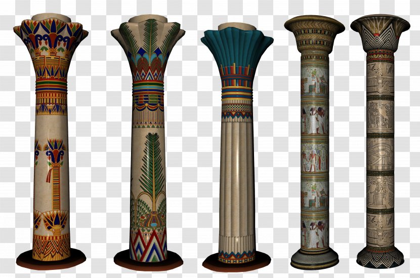 Angels Column - European Retro Pattern Roman Columns Transparent PNG