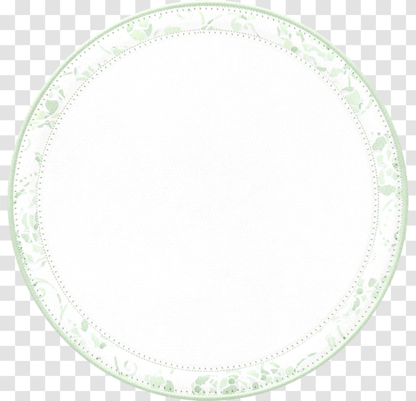 Plate Circle Platter Tableware - Dinnerware Set - Light Green Ring Transparent PNG