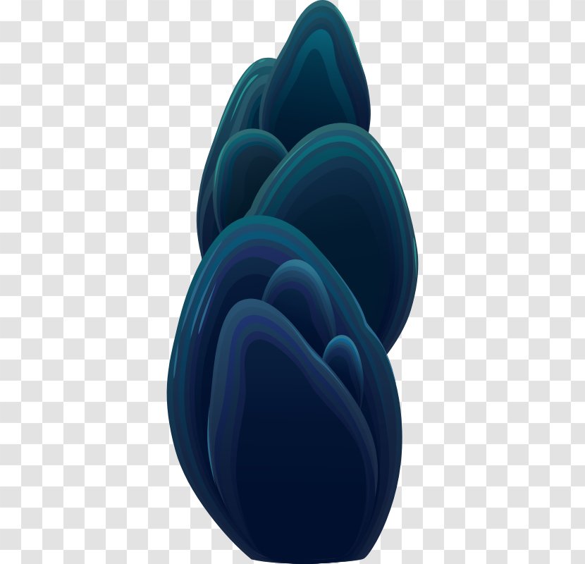 Cave Cobalt Blue Turquoise Stalactite - Aqua Transparent PNG