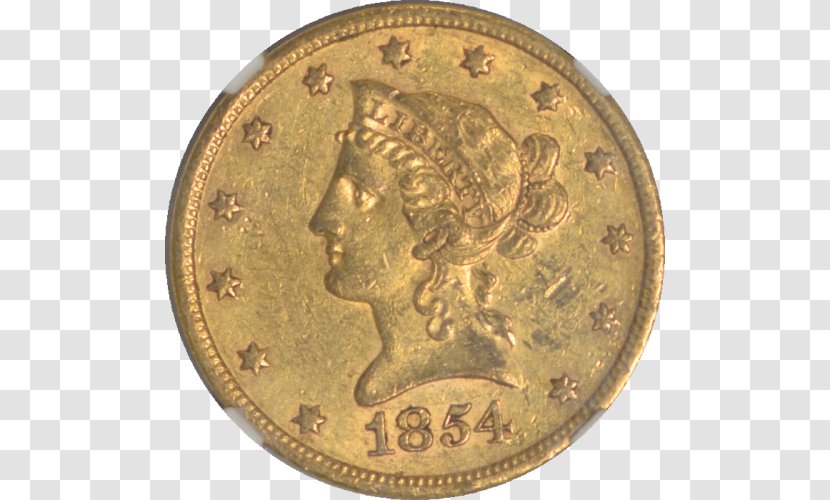 Gold Coin Indian Head Cent Dollar - Currency Transparent PNG