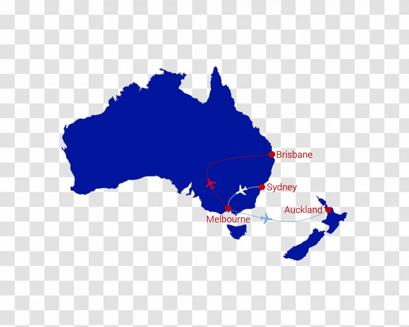 Australia World Map - Geography - Drawing Transparent PNG