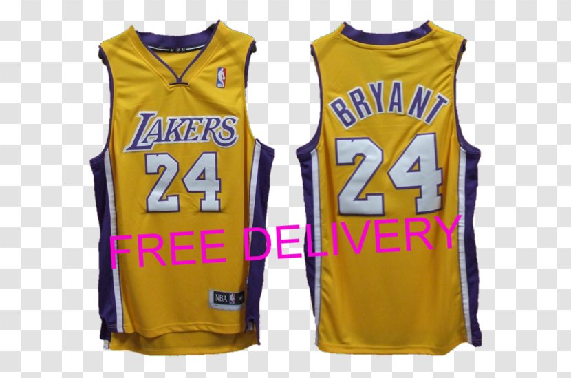 Los Angeles Lakers NBA Sports Fan Jersey Swingman Sweater - Nba Transparent PNG