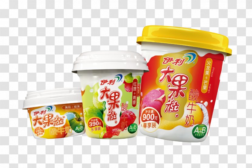 Ice Cream Powdered Milk Yili Group Baby Food - Yogurt - Erie Big Fruit Transparent PNG