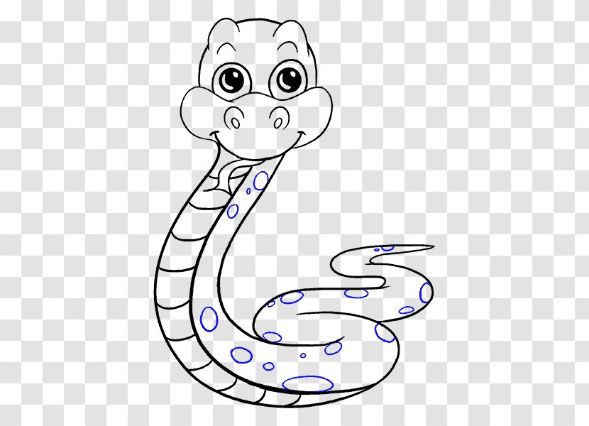 Drawing Snake Cartoon Sea Serpent - Tree - Various Shapes Transparent PNG