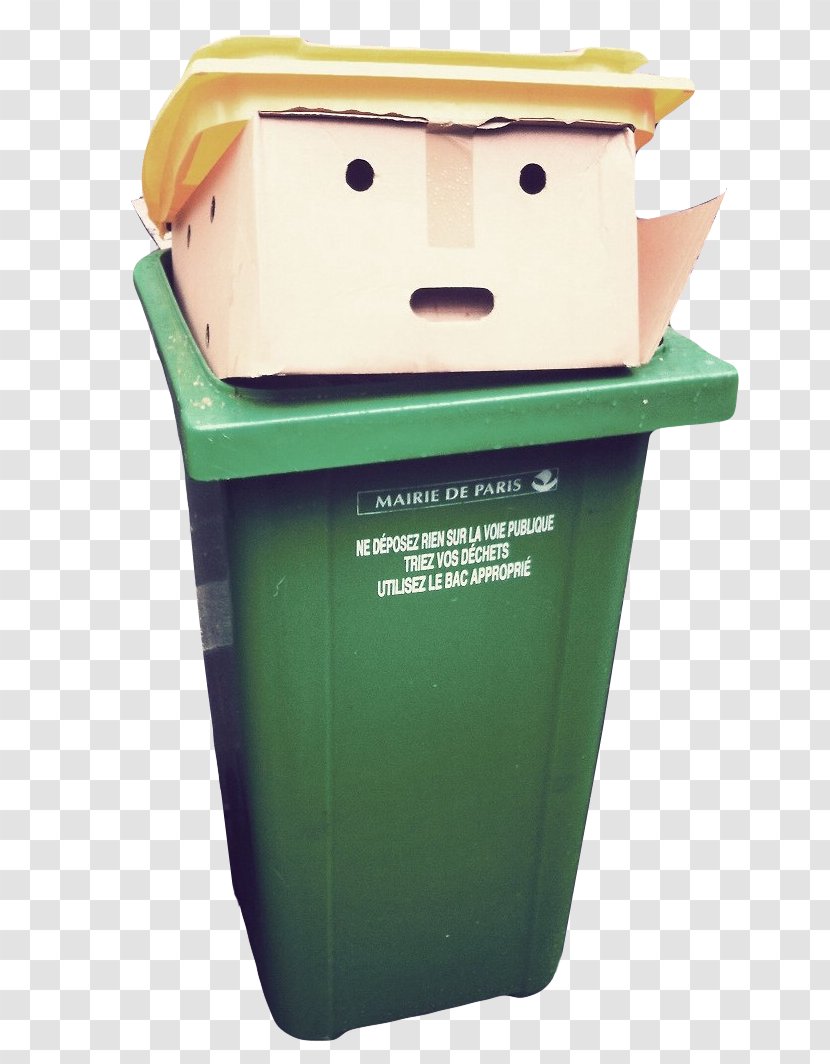 Rubbish Bins & Waste Paper Baskets Humour Caricature - Frame - Donald Trump Icon Transparent PNG