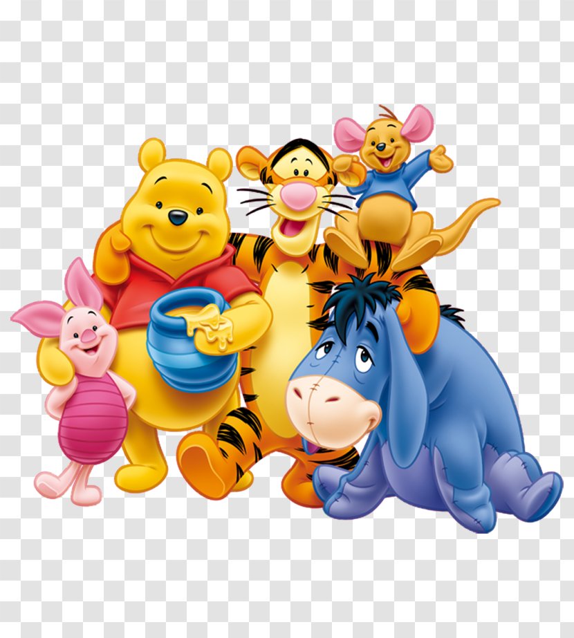 Winnie-the-Pooh Piglet Eeyore Roo Tigger - Winnie The Pooh And Too Transparent PNG
