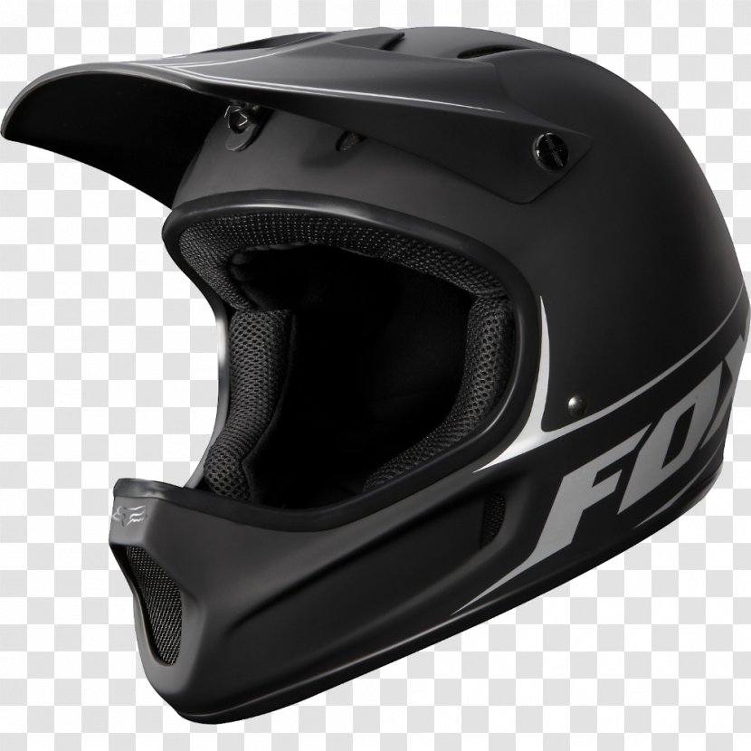 Motorcycle Helmets Bicycle Downhill Mountain Biking Bike - Black Transparent PNG