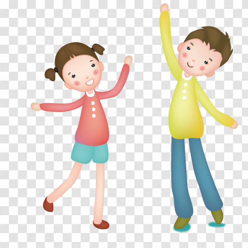 Child Illustration - Frame - Happy Kids Playing Transparent PNG
