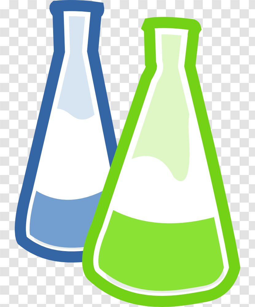 Laboratory Flask Chemistry Erlenmeyer Clip Art - Glassware - It Solutions Cliparts Transparent PNG