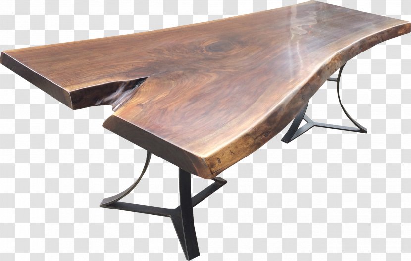 Table Wood Acacia Live Edge Lumber Transparent PNG