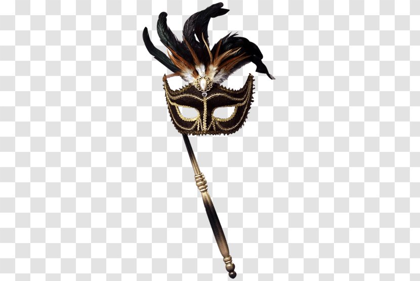 Masquerade Ball Domino Mask Venetian Masks Costume - Feather Transparent PNG
