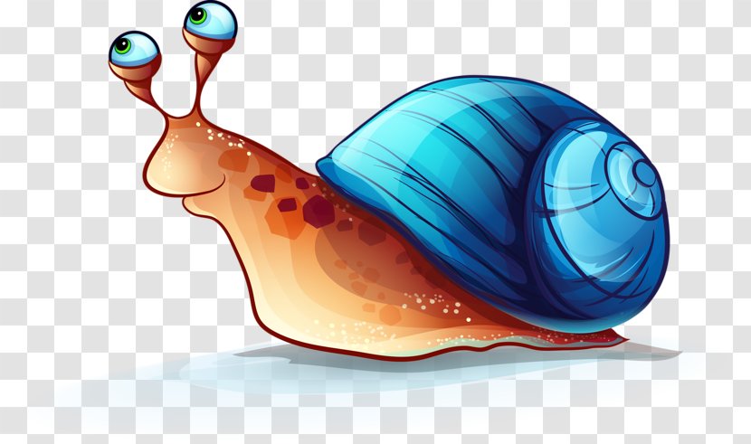 Royalty-free Illustration - Drawing - Cartoon Snail Transparent PNG