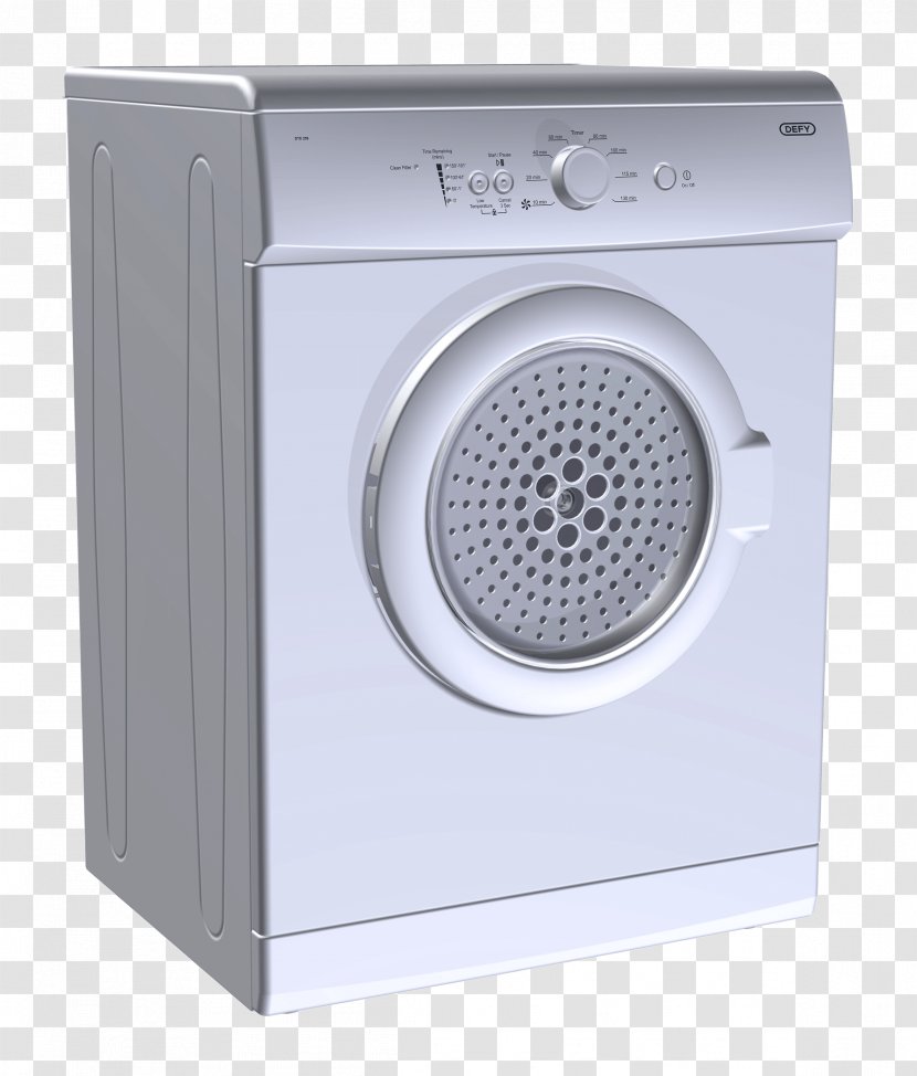 Clothes Dryer Defy Appliances Home Appliance Condenser Laundry - Refrigerator Transparent PNG
