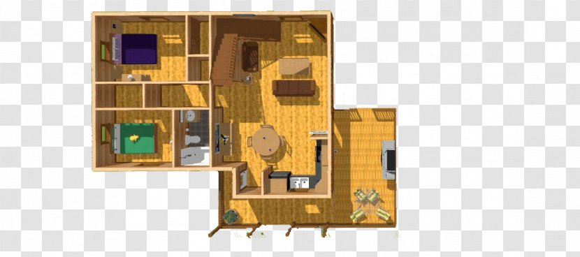 Furniture Floor Plan Square Meter - Doll House Transparent PNG