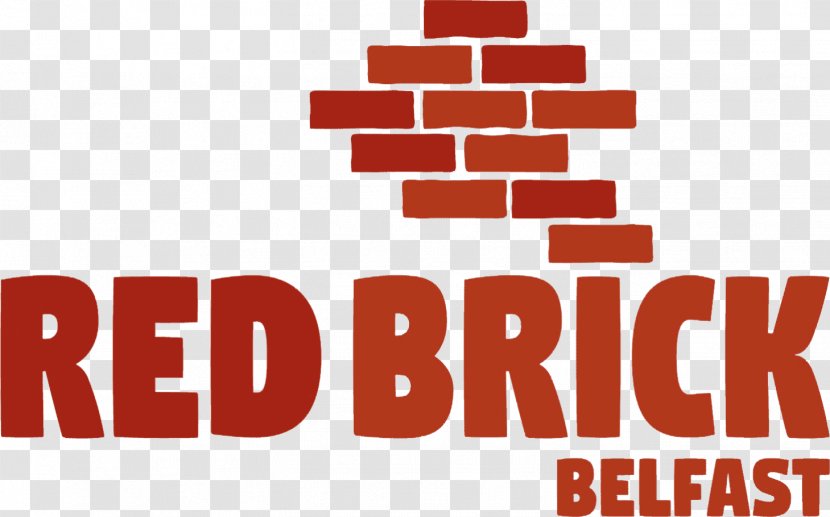 Logo Brick Brand Product Font - Belfast - Red Wall Transparent PNG