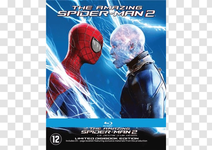 The Amazing Spider-Man 2 Blu-ray Disc Film - Andrew Garfield - Emma Stone Spiderman Transparent PNG