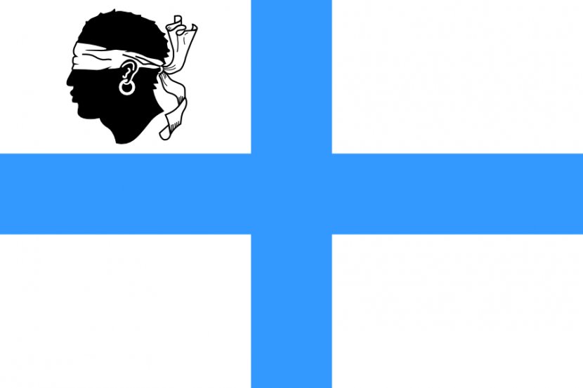 Flag And Coat Of Arms Corsica Knights Templar Clip Art - Blue - Cross Tattoo Transparent PNG