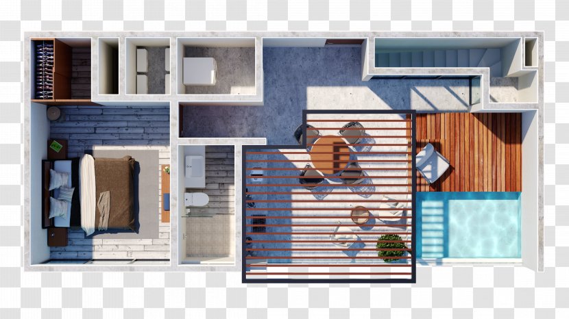 Tulum Penthouse Apartment Window Home Building - Real Estate Transparent PNG