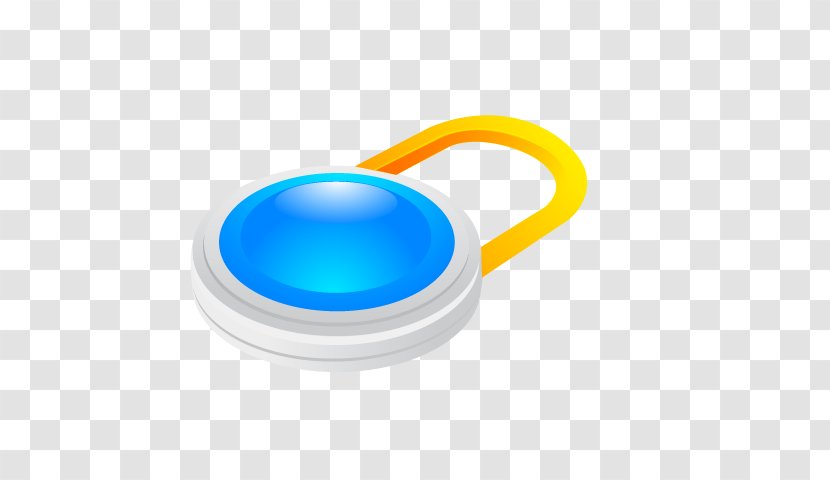 Plastic - Vector Blue Button Transparent PNG