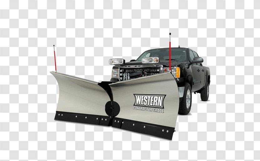 Snowplow Plough Western Products Car Douglas Dynamics - Stainless Steel - Snow Removal Transparent PNG