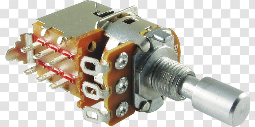 Electronic Component Potentiometer Electrical Switches Přepínač Relay - Capacitor Transparent PNG