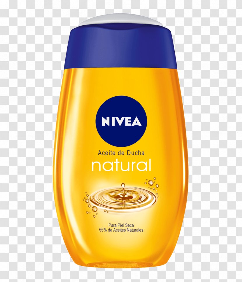Nivea Natural Oil Shower Sunscreen Gel - Cosmetics Transparent PNG