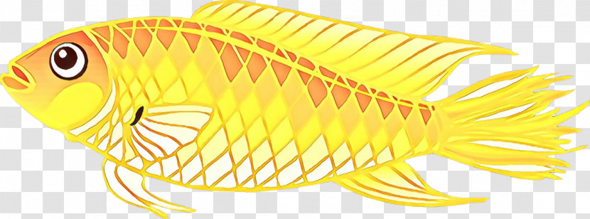 Yellow Fish Fish Butterflyfish Transparent PNG