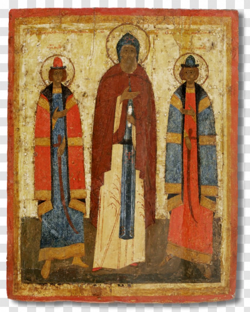 Russian Icons Saint Eastern Orthodox Church Knyaz Icon - Miniature - Museum Of Transparent PNG