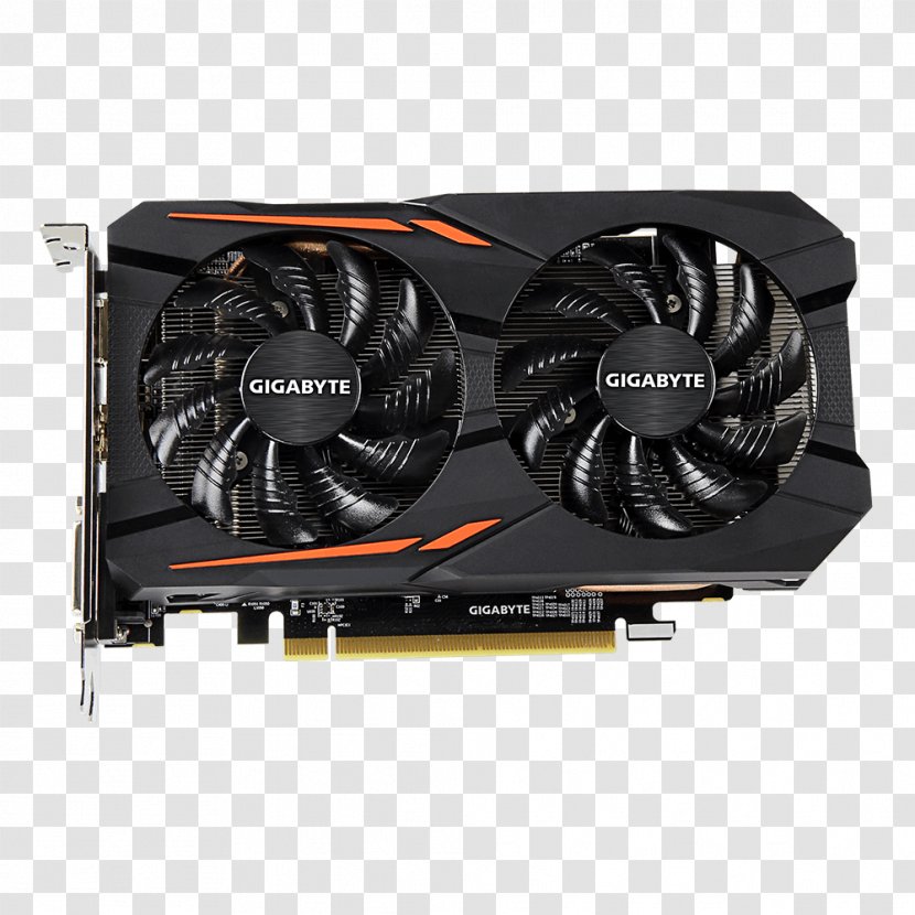 Graphics Cards & Video Adapters AMD Radeon RX 560 Gaming OC 4G GDDR5 SDRAM Gigabyte Technology - Computer Transparent PNG