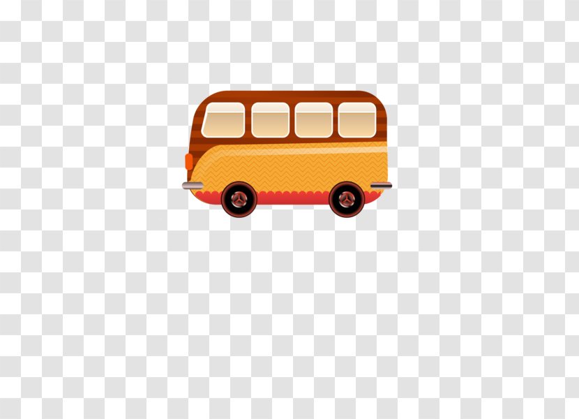 Van Car Bus Icon - Motor Vehicle - Cartoon Transparent PNG