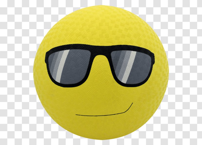 Sunglasses Playground Emoji Natural Rubber Game - Smiley - Soft Balls Transparent PNG