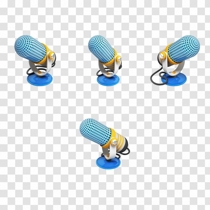 Microphone 3D Computer Graphics Icon - Cartoon - 3d Transparent PNG