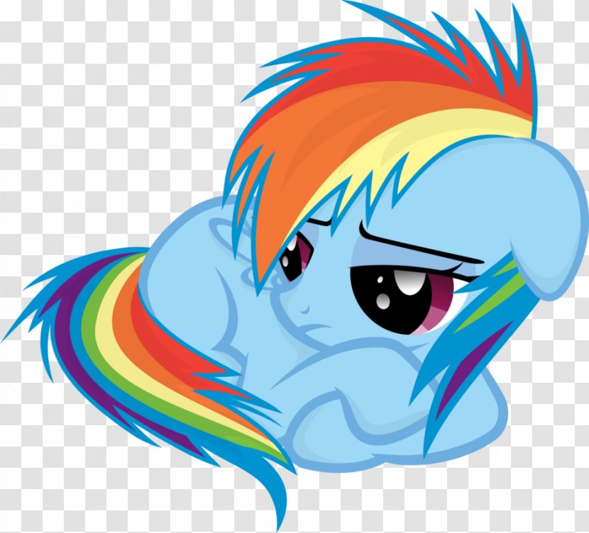 Rainbow Dash Halalam Kon Applejack Sadness Pony - Sad Transparent PNG