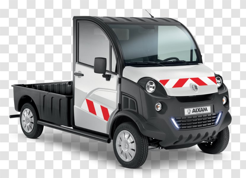 Aixam Car Pickup Truck Motorised Quadricycle Van - Utility Vehicle - Brochure Transparent PNG