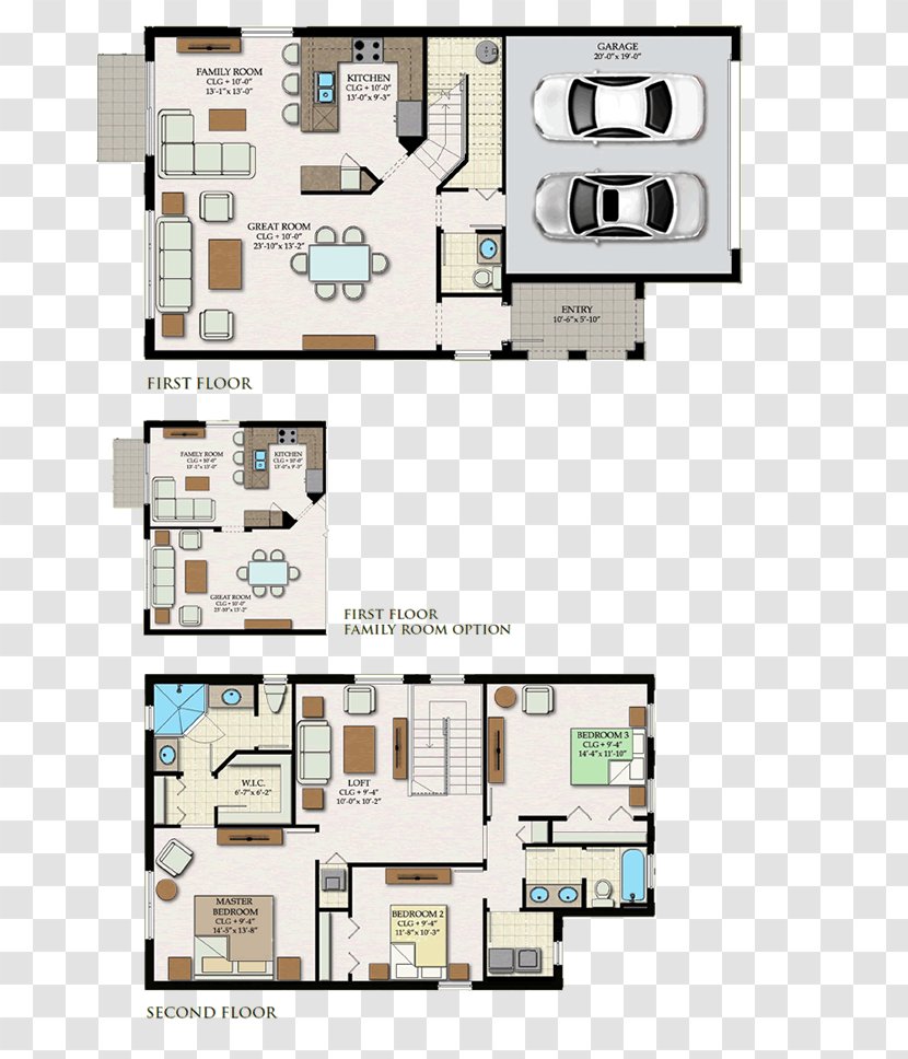 Floor Plan House PulteGroup - Square Meter Transparent PNG