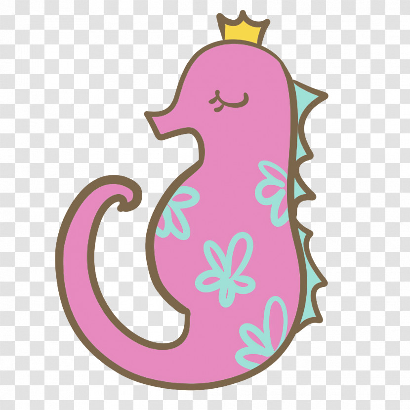 Seahorses Pipefishes And Allies Character Pink M Meter Transparent PNG