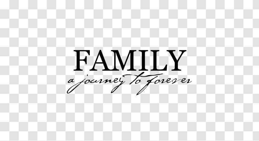 Wall Decal Family Quotation Saying Haslet - Calligraphy Transparent PNG
