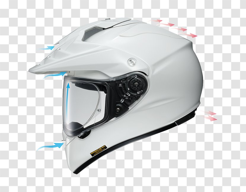 Motorcycle Helmets Shoei Dual-sport - Sports Equipment Transparent PNG