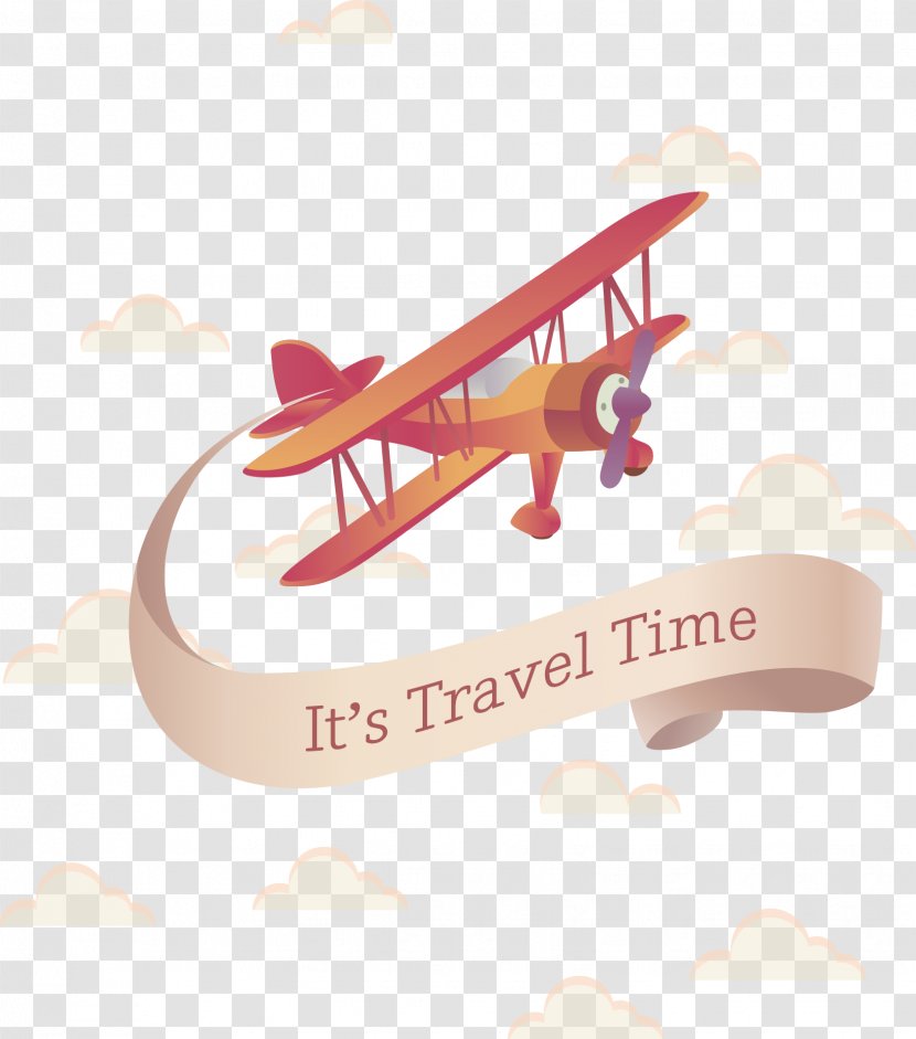 Airplane Tourism - Ala - Vector Aircraft Time Transparent PNG